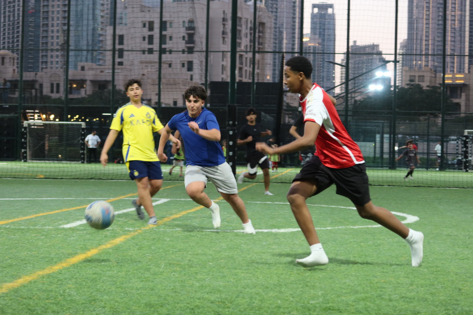 Sports community in action
